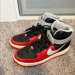 Nike Mens Air Force 1 07 LV8 DC8870-001 Black Basketball Shoes Sneakers